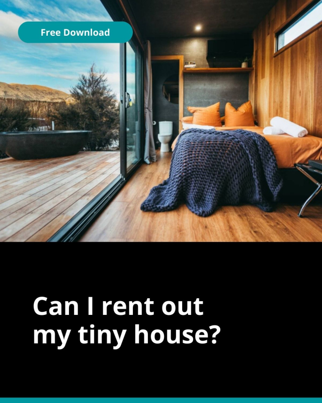 Can I rent out my tiny house? 