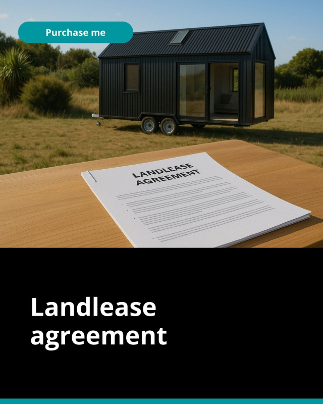 Tiny House Land Lease Agreement
